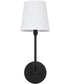 Dawson 1-Light Sconce Matte Black