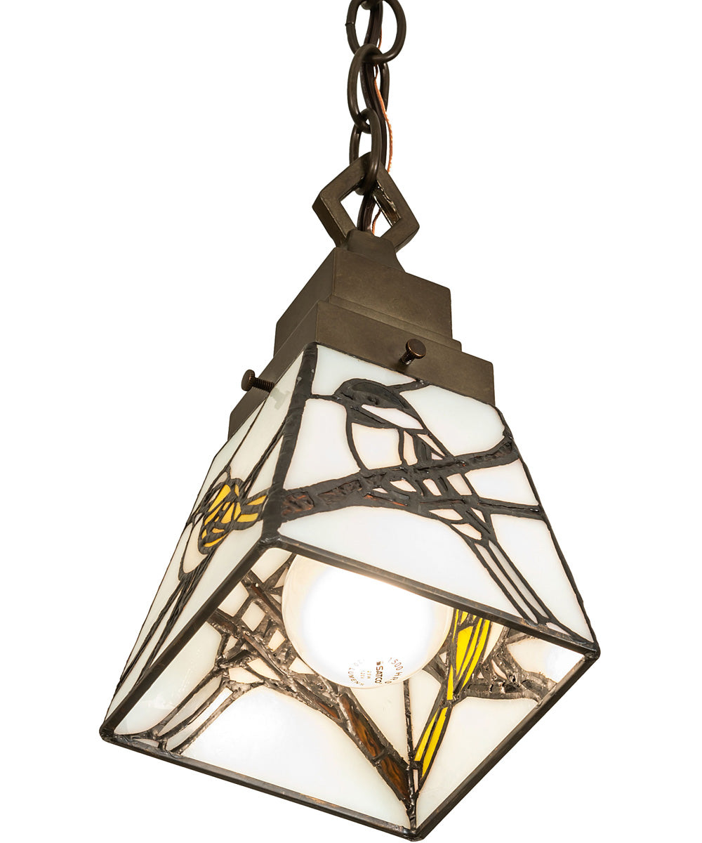 5" Square Backyard Friends Mini Pendant