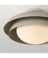 Jensen 1-Light Semi-Flush Taupe