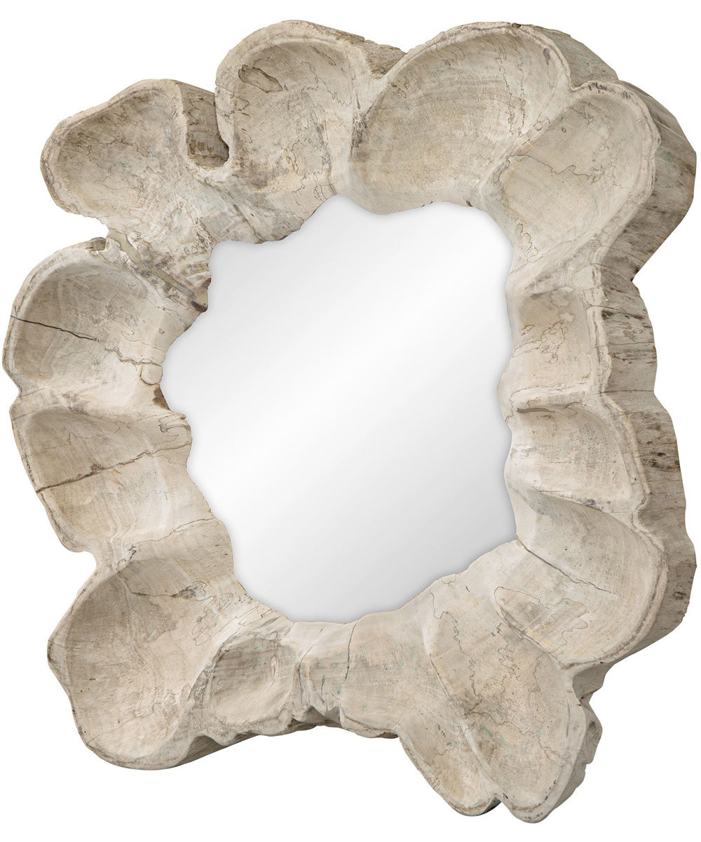 Ariadne Round Wood Mirror