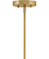 Lucy 1-Light Medium Pendant in Lacquered Brass