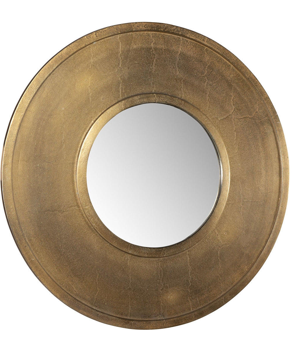 Axel Round Brass Mirror