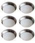 13"w 1-Light LED Flush Mount [6 PACK] Ceiling Lights Brushed Nickel Finish by RP Lighting