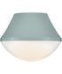 Haddie 1-Light Small Flush Mount in Seafoam