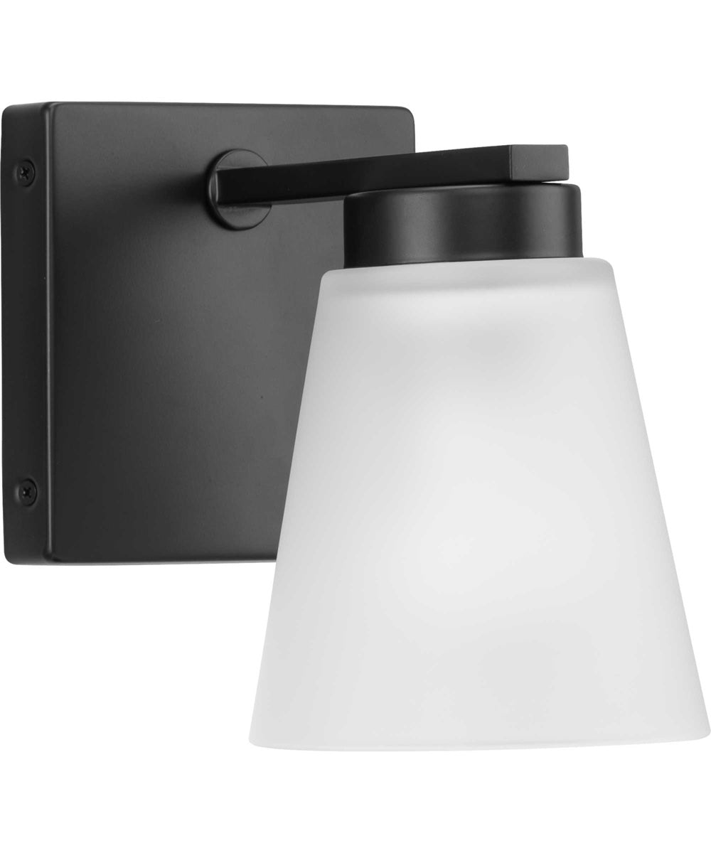 Tanner 1-Light Transitional Vanity Light Matte Black