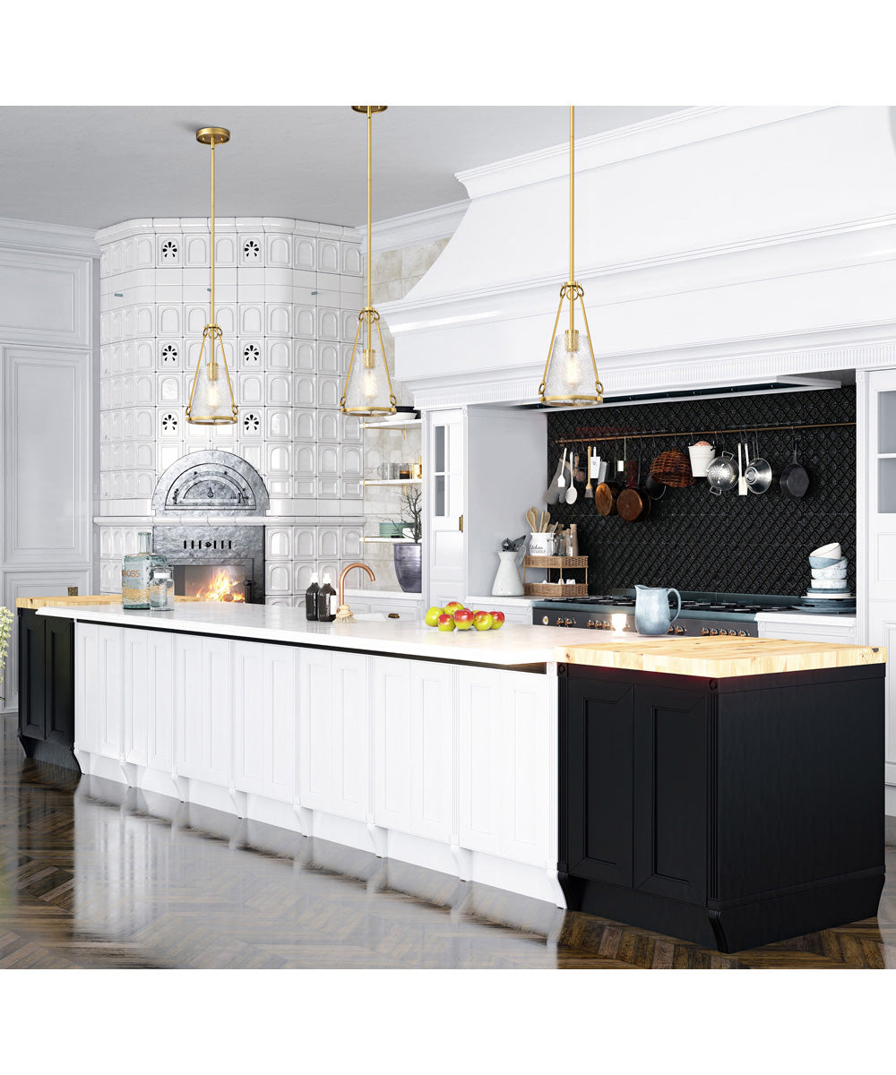 Valentine 1-Light Pendant Vintage Brass