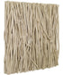 Gathered Teak Square Bleached Wood Wall Decor