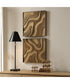 Golden Terrain Wooden Wall Decor Set of 2