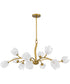 Walker 12-light Chandelier Vintage Brass