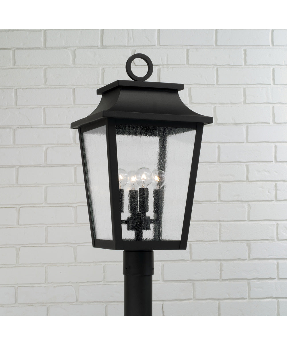 Chandler 4-Light Outdoor Post-Lantern Black