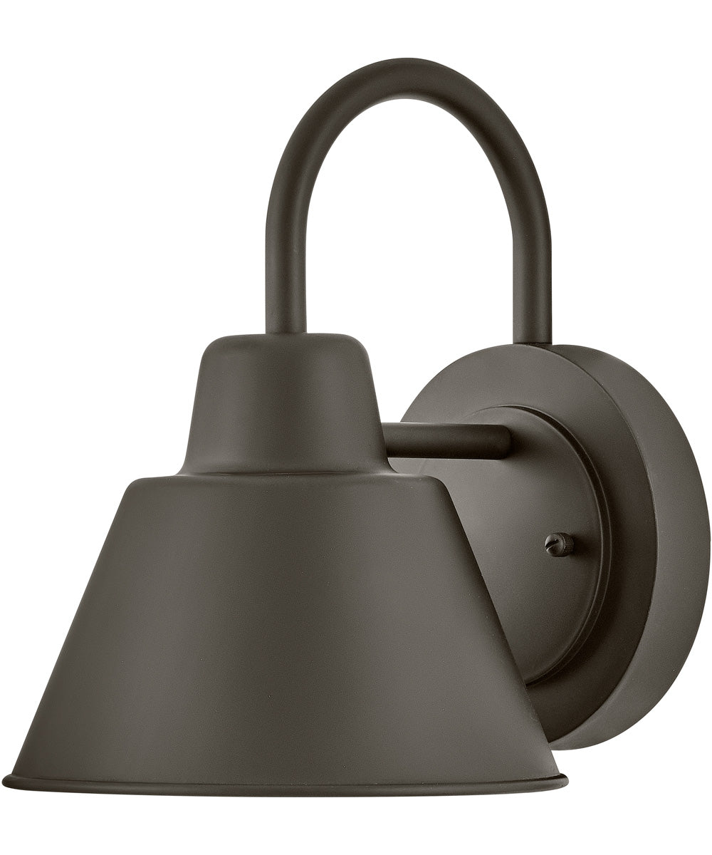 Wes 1-Light Small Gooseneck Barn Light in Oil Rubbed Bronze