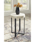 Crewridge Accent Table Black/Cream