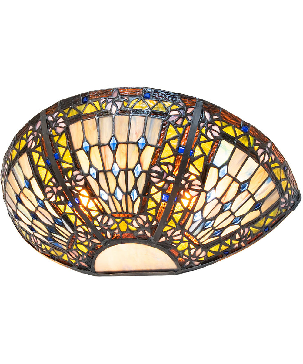 15" Wide Fleur-de-lis Wall Sconce