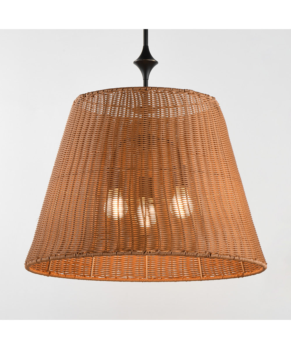 Baja 24 inch Single Pendant Dark Bronze