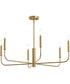 Reines 6-Light Large Chandelier Brushed Gold