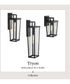 Tryon 1-Light Large Outdoor Wall Lantern Black