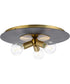 Trimble 3-Light 18" Flush Mount Brushed Bronze