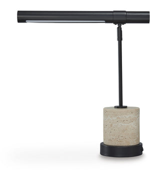 Vinmour Metal Desk Lamp Brown/Beige