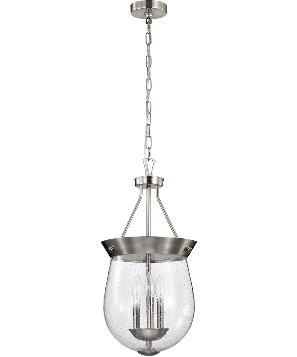 Boliver 3-Light Pendant Brushed Nickel