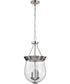 Boliver 3-Light Pendant Brushed Nickel