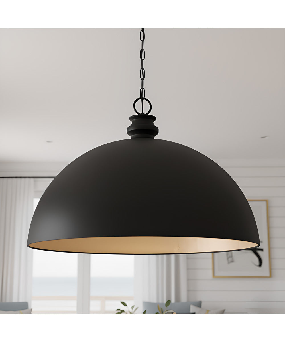 Braylon 1-light Pendant Matte Black