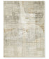 Truward Medium Rug Linen/Gray/Caramel