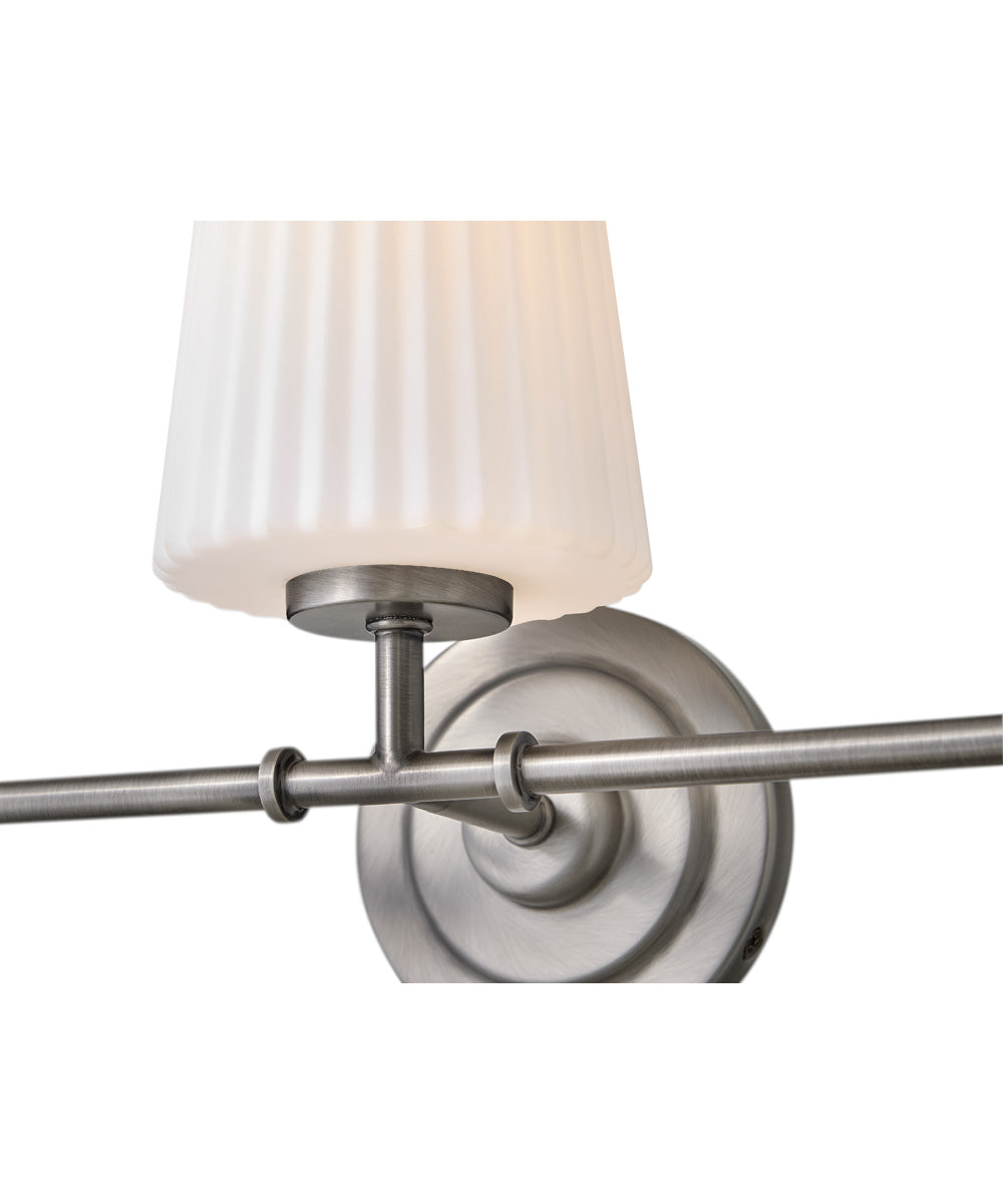 McKenna 3-Light Medium Three Light Vanity in Antique Nickel