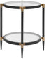 Chadid Round Glass Side Table
