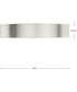 Curvity LED 24 in. Modern 3CCT Integrated LED Linear Vanity Light Brushed Nickel