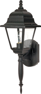 18"H Briton 1-Light Outdoor Textured Black