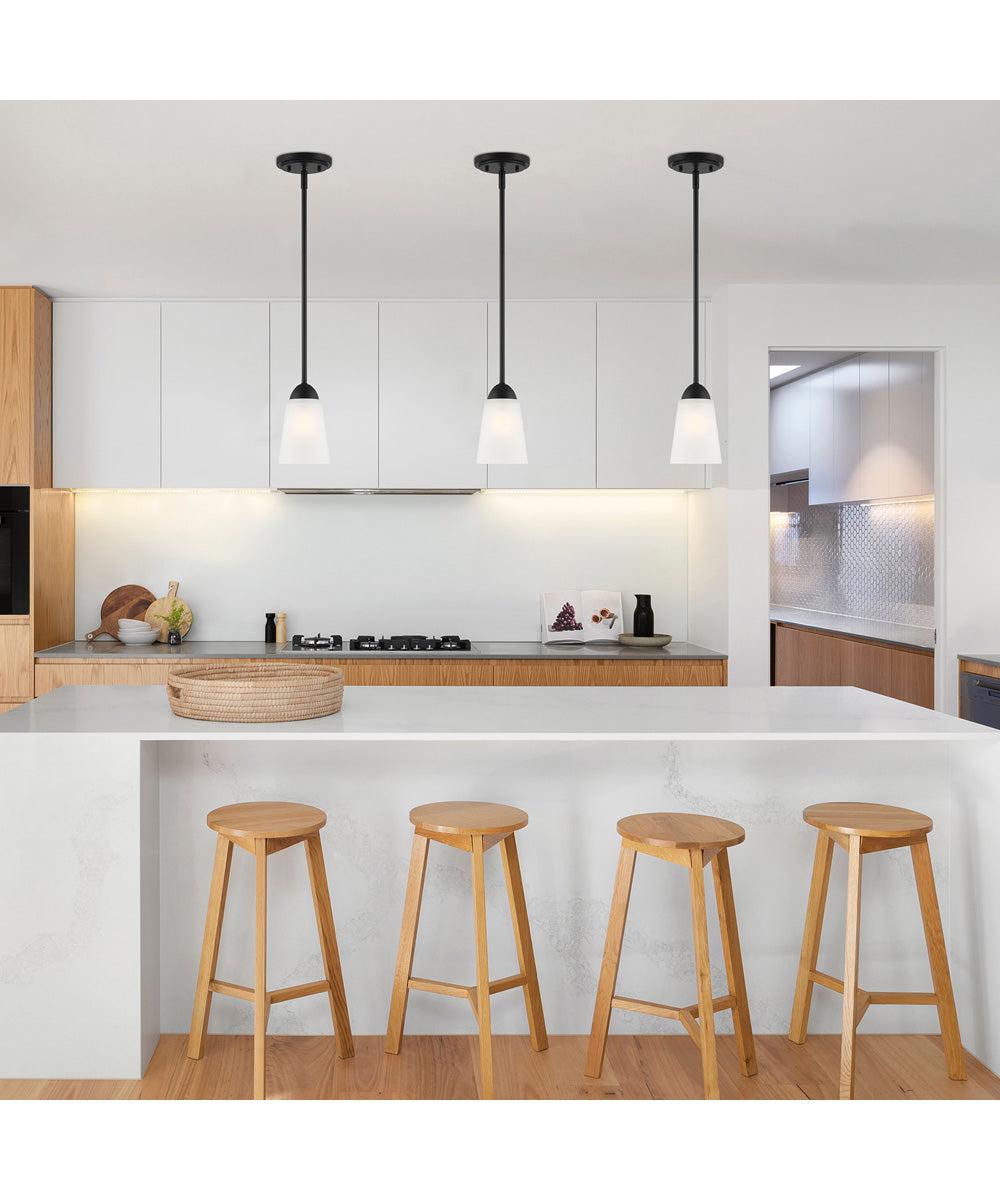 Malone 1 Light Pendant Matte Black