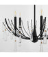 Eloise 5-light Chandelier Matte Black