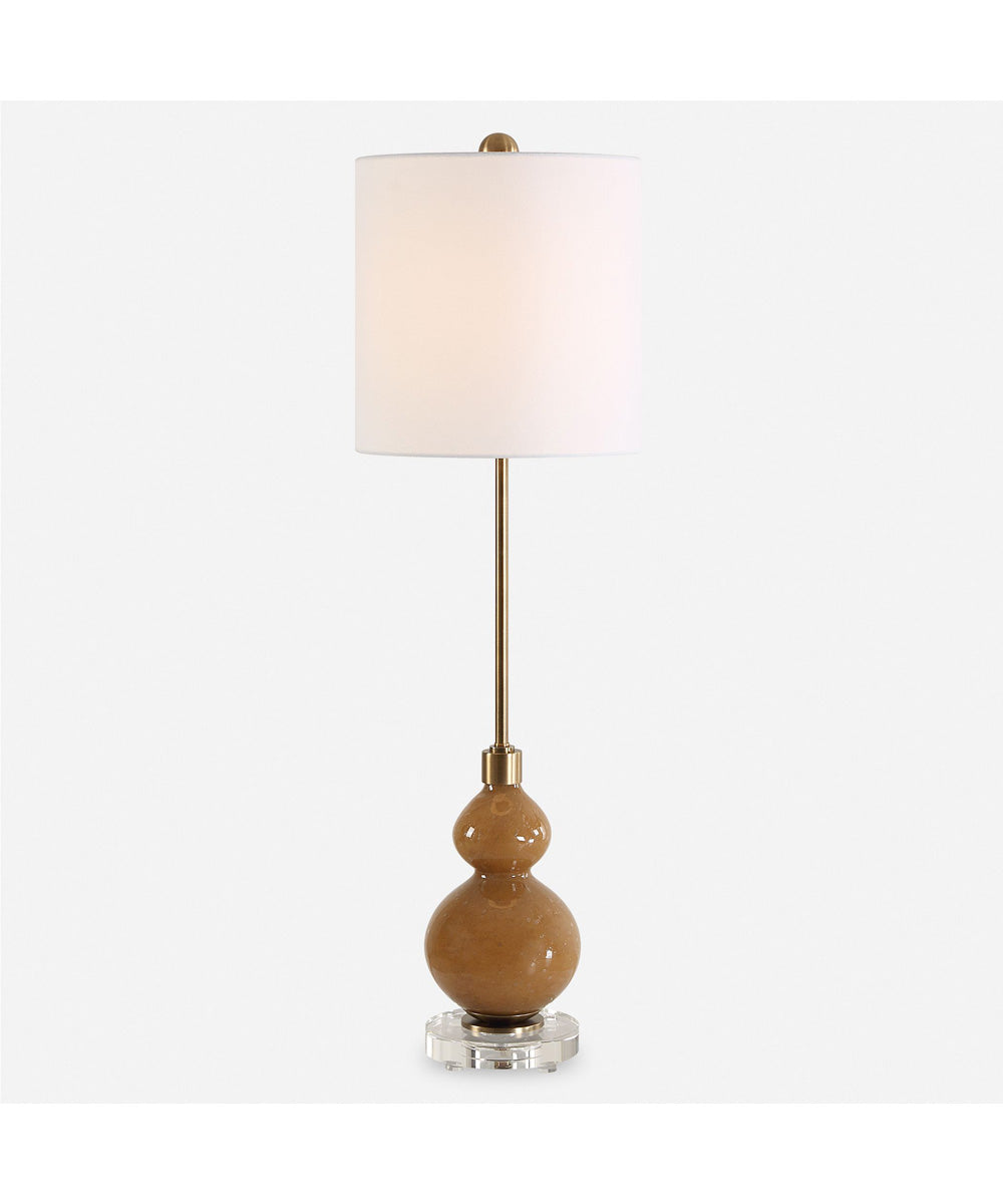 Sienna Caramel Glass Buffet Lamp
