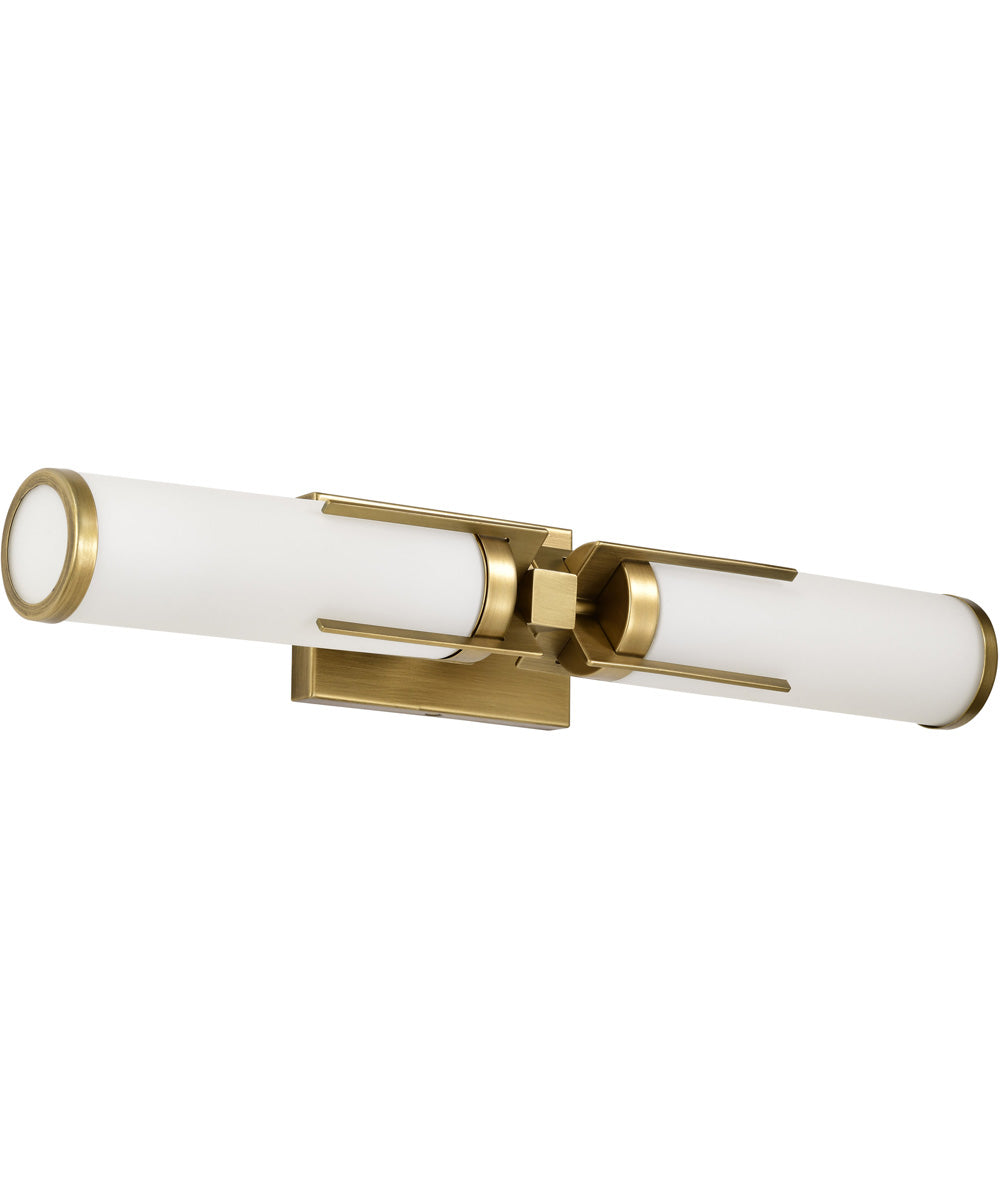 Roselle 2-Light Vanity & Wall Natural Brass