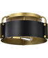 Altos 3-Light Close-to-Ceiling Matte Black