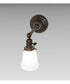5" Wide Revival Floral Wreath Wall Sconce