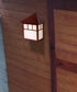 10"H Artisan 1-Light Architectural Bronze Pocket Outdoor Wall Light