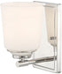 Stella 1 Light Wall Sconce  Polished Nickel