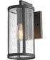 Alfie 1-Light Small Wall Mount Lantern in Black