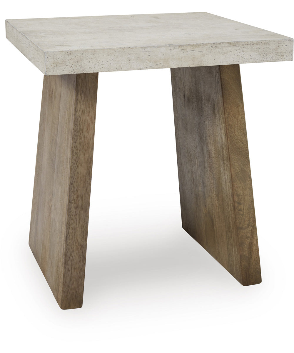 Brendalhouse Square End Table Light Brown