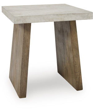 Brendalhouse Square End Table Light Brown