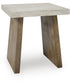 Brendalhouse Square End Table Light Brown