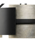 Lowery 3-Light Semi-Flush Mount Matte Black
