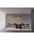 Pivot LED 6-Light Chandelier with Downlight Burnished Nickel