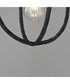 Martel 1-Light Mini Pendant Blacksmith