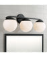 Oliver 3-Light Vanity Matte Black
