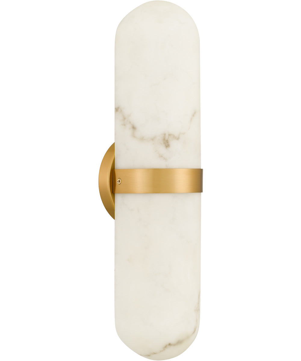 Bree 2-light Wall Sconce Brushed Gold