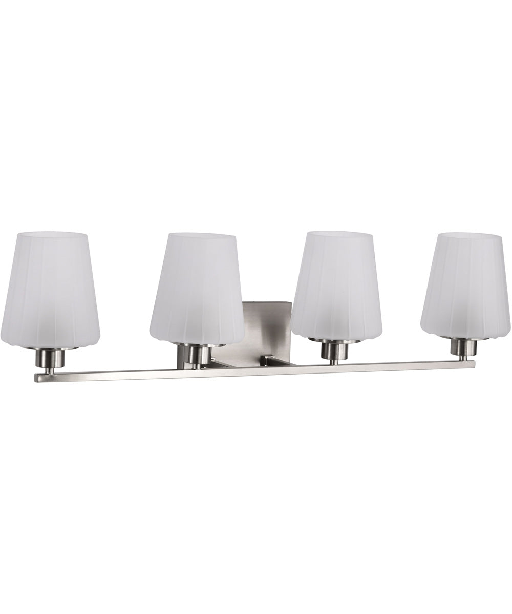 Lune 4-Light Vanity & Wall Brushed Nickel