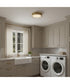 Vale 1-Light Flush Aged Brass