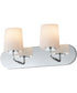 Durham 2-Light Strip Bath Vanity Polished Chrome